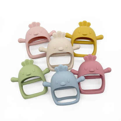 Bird Hand Held Silicone Teether